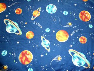 COMPANY STORE KIDS Full Queen PLANETS SPACE SOLAR SYSTEM Duvet Cover
