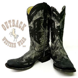 Corral Mens Charcoal Eagle Boots R2214
