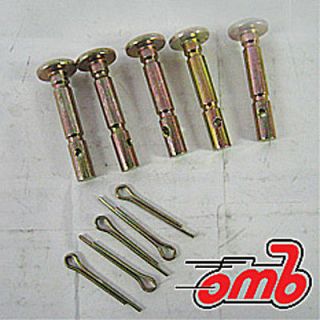 Set of (5) Shear Pins & Cotter Pins MTD 738 04124A Snow Blower Parts