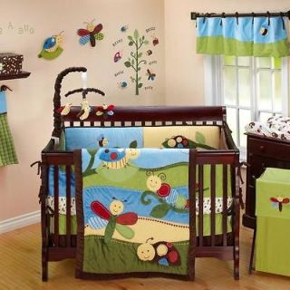Critter Babies Baby 7 piece Crib Bedding by Nojo , ladybug