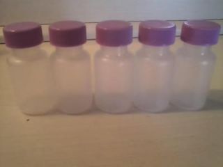 Empty 20 plastic 20ml cosmetic/sample bottles/containers Pure Romance