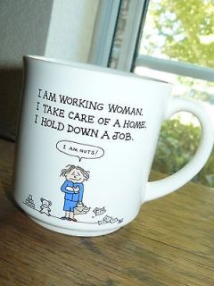 am working woman/momI am nuts Mug Cup Coffee Tea For the multi