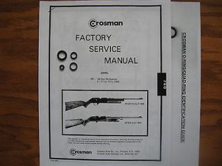 Crosman Crossman 760 Reseal Seal Kit & Factory Service Manual