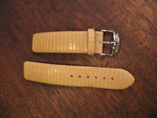 TURQUOISE 20MM LIZARD Watch Band Fits PHILIP STEIN LARGE Quick