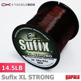 New Rapala Sufix XL STRONG 14.5LB Line 650yd Fishing Lure Hook Bass