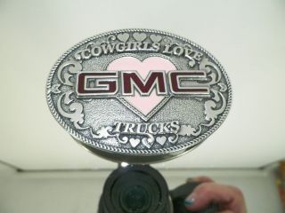 New, Cowgirls Love GMC Trucks, Belt Buckle