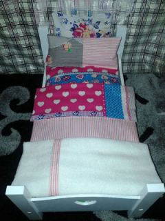 pc´s fits for doll 18 to 20 turn bedding american girl baby born