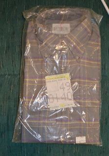 VINTAGE J CREW OUTFITTERS FLANNEL SHIRT SIZE S NEW