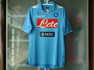 SSC Napoli 11/12 Tim Cup Coppa Italia Cup Home Shirt GARA NEW Jersey