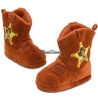 Store Toy Story Cowboy Sheriff Woody Boots Infant Plush Slippers 0 24