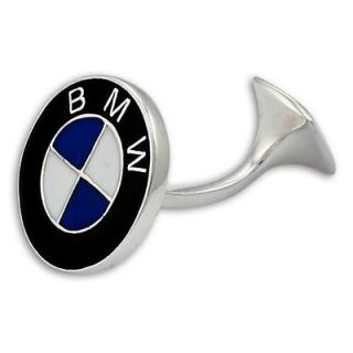 New Mens BMW Car Emblem Round Cufflinks