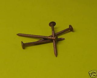 Copper Roofing / Slate Nails Ring Shank 10ga, 1/2 lb