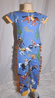 Horses Baby Boy Boutique Outfit Fringed Pajamas Cowboy NWT 2T 3T 4T