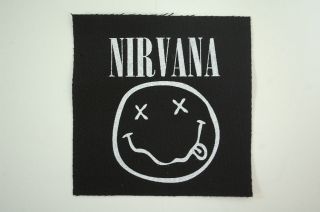 Nirvana Cloth Patch (CP191) Rock Metal Pearl Jam Kurt Cobain