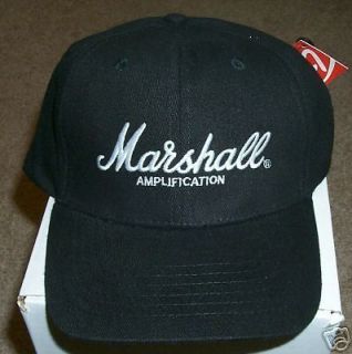 MARSHALL AMPLIFICATION Fitted Baseball Cap Hat NEW Amp