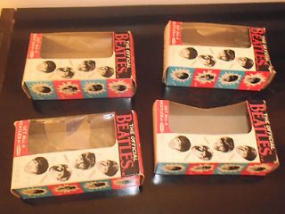 Set of 4 Original Boxes for Beatles Remco Dolls