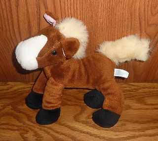 DANDEE INTERNATIONAL LIMITED Brown & White BEANBAG Horse Pony A 36
