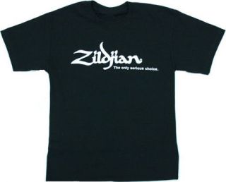 Zildjian Cymbals Classic Black Tee T Shirt   All Sizes