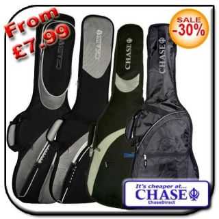 Chase Padded Guitar Bag Electric Acoustic Classical Bass Gig Case 5 8