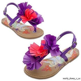 NEW  Peter Pan Tinker Bell Sandals Girls Purple Pink Tink