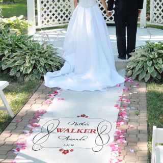 Personalized Timeless Aisle Runner