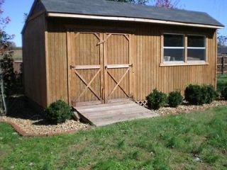 10X20 SALTBOX GARDEN SHED, 26 UTILITY BARN PLANS ON CD LEARN TO BUILD