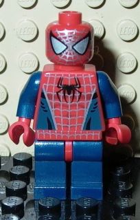 Lego SPIDERMAN minifig: Spiderman Dark Blue Costume 4853