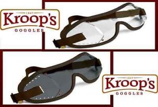 Kroops Cross Country XC Racing Jockey Goggles  Clear/Tinted  FREE UK