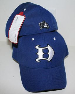 Duke Blue Devils Blue Gothic Fitted Hat by Zephyr