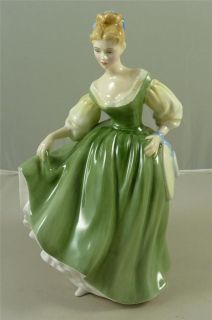 Royal Doulton Figurine Figure FAIR LADY GREEN HN 2193 Peggy Davies