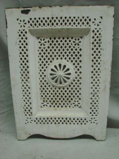 LATE 1800S CAST IRON ORNATE FIREPLACE COVER VERY ORNATE DESIGN N