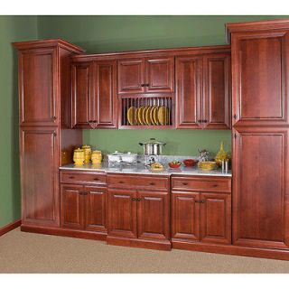 Cherry Stain/Chocolat e Glaze Wall Blind Corner Kitchen Cabinet (30x24
