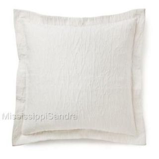 Diane Von Furstenberg Twig Matelasse EURO Pillow Sham PRISTINE solid