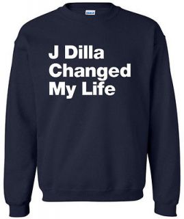 Dilla Changed My Life T Shirt   rip detroit classic hip hop producer