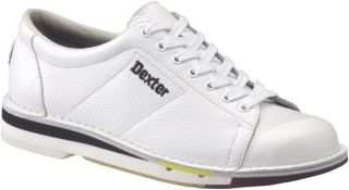Dexter Men SST 1 White Soft Leather Bowling Shoes WW