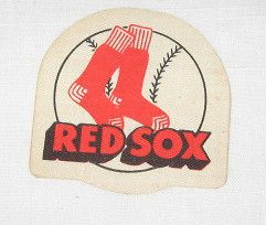 BOSTON RED SOX CLOTH DECAL POST CEREAL 1950S GREAT CONDITION 3 X 3
