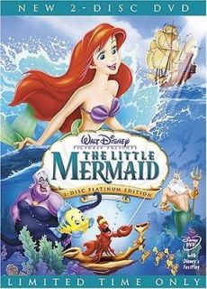 The Little Mermaid Dvd, 2006  2 disc editon disney movie 