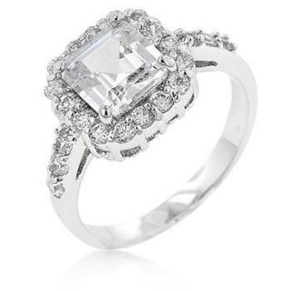 simulated diamond ring in Engagement Rings