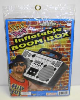 Oversized Inflatable Boom Box Old School Hip Hop Party Decor Costume