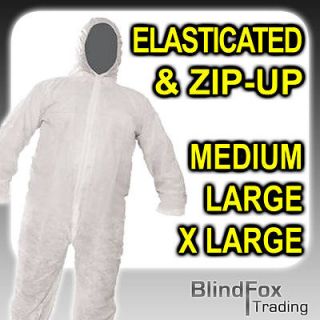 Disposable White Overall Protective Painting Coverall Boilersuit
