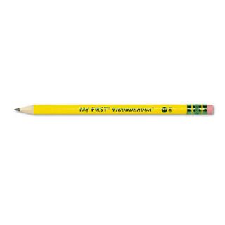 Dixon My First Ticonderoga Woodcase Pencil, HB #2, Yellow Barrel