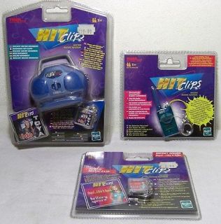 TIGER 2001 HIT CLIPS PLAYER RADIO & CLIP 3 x COMBO LOT MOSC NEW HTF E