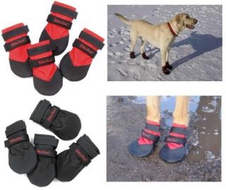 Ultra Paws DURABLE Dog Boots Water Resistant Booties for Snow Ice Mud