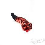 Invincibles Snake Squeaky Dog Toy in Red OR Green