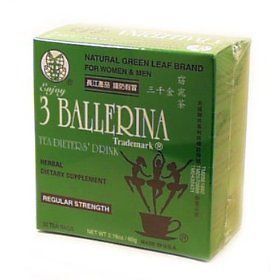ballerina tea dieters drink 30 teabags