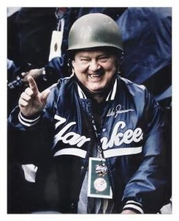 Don Zimmer New York Yankees   Military Hard Helmet   Autographed 16x20