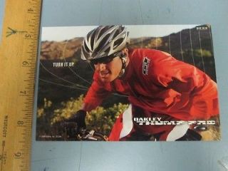 mountain bike 2006 BRIAN LOPES BMX dealer promo display card~NEW