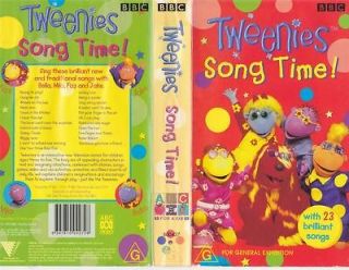 TWEENIES SONG TIME VHS PAL VIDEO A RARE FIND