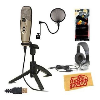CAD U37 USB Studio Recording Microphone Bundle