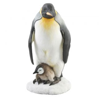 Penguins Mother & Baby Juliana Naturecraft 24cm Figurine New